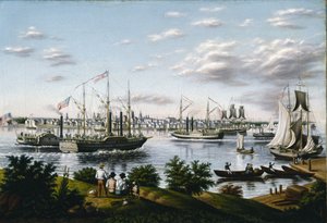Uitzicht op Detroit in 1836, 1836-37
